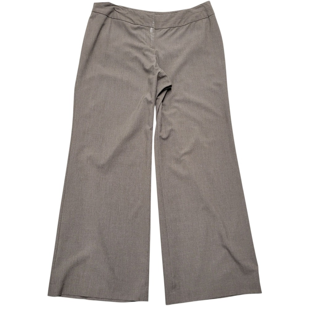 J Jill Stretch‎ Wide Leg Career Pants Women Size 14 Petite 
Grey J428